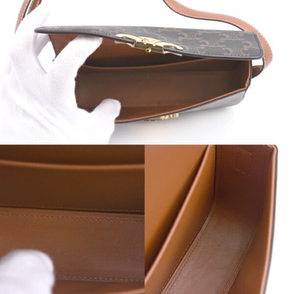 CELINE Brown 2C Shoulder Bag - Picture 5 of 10